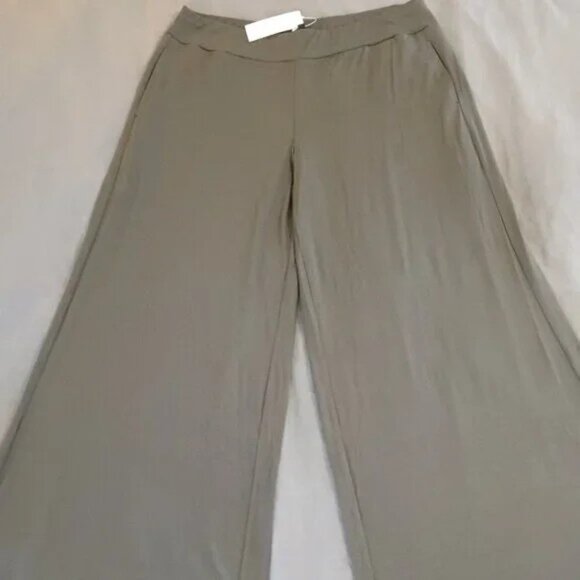 NWT Eileen Fisher Jersey Wide Leg Pant size M - Picture 1 of 6